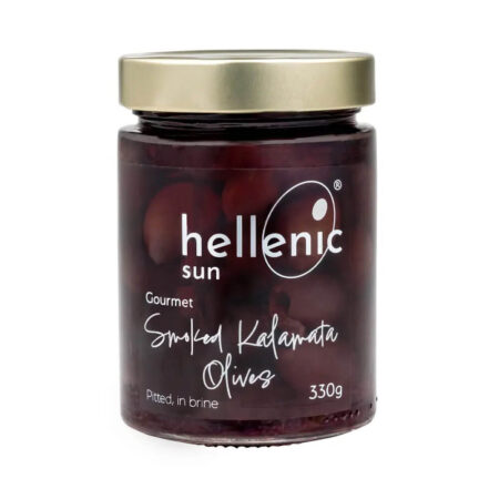 Gourmet Smoked Kalamata Olives Pitted (6 Pack x 330g) – Hellenic Sun
