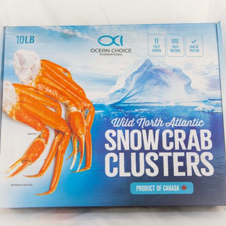 Cooked Wild Snow Crab Clusters (North Atlantic)